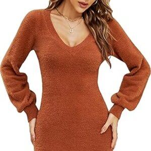 LUBOT Women Sweater Dress